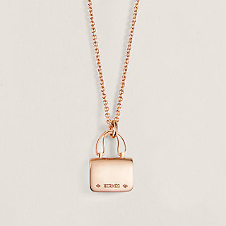 Hermès Amulet Étrier Necklace Etrier Vulcanium necklace | Hermès USA